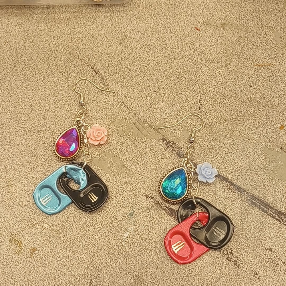 Monster Jewel Dangle Earrings